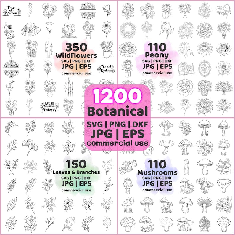 1200 Botanical Mega Bundle